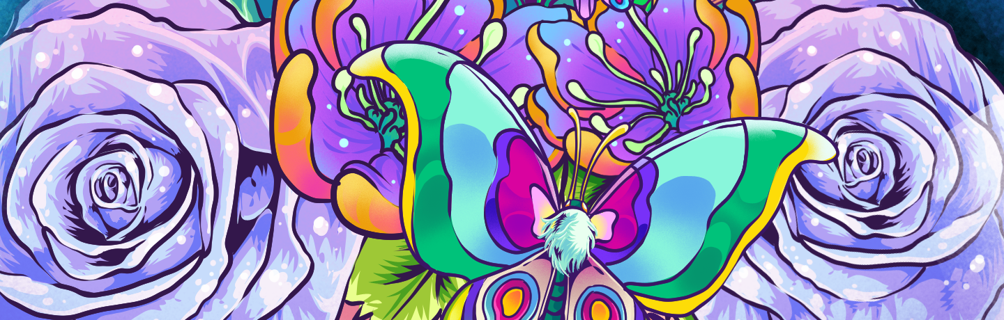 SURREAL FLOWERS banner